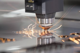 CNC Laser Cutting Machine Cutting Steel